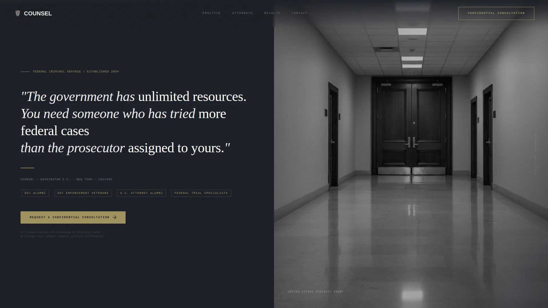 Criminal Defense Blog Website Template