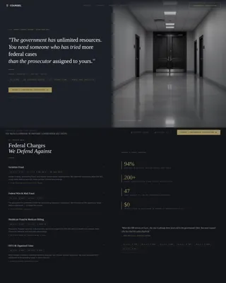 Criminal Defense Blog Website Template