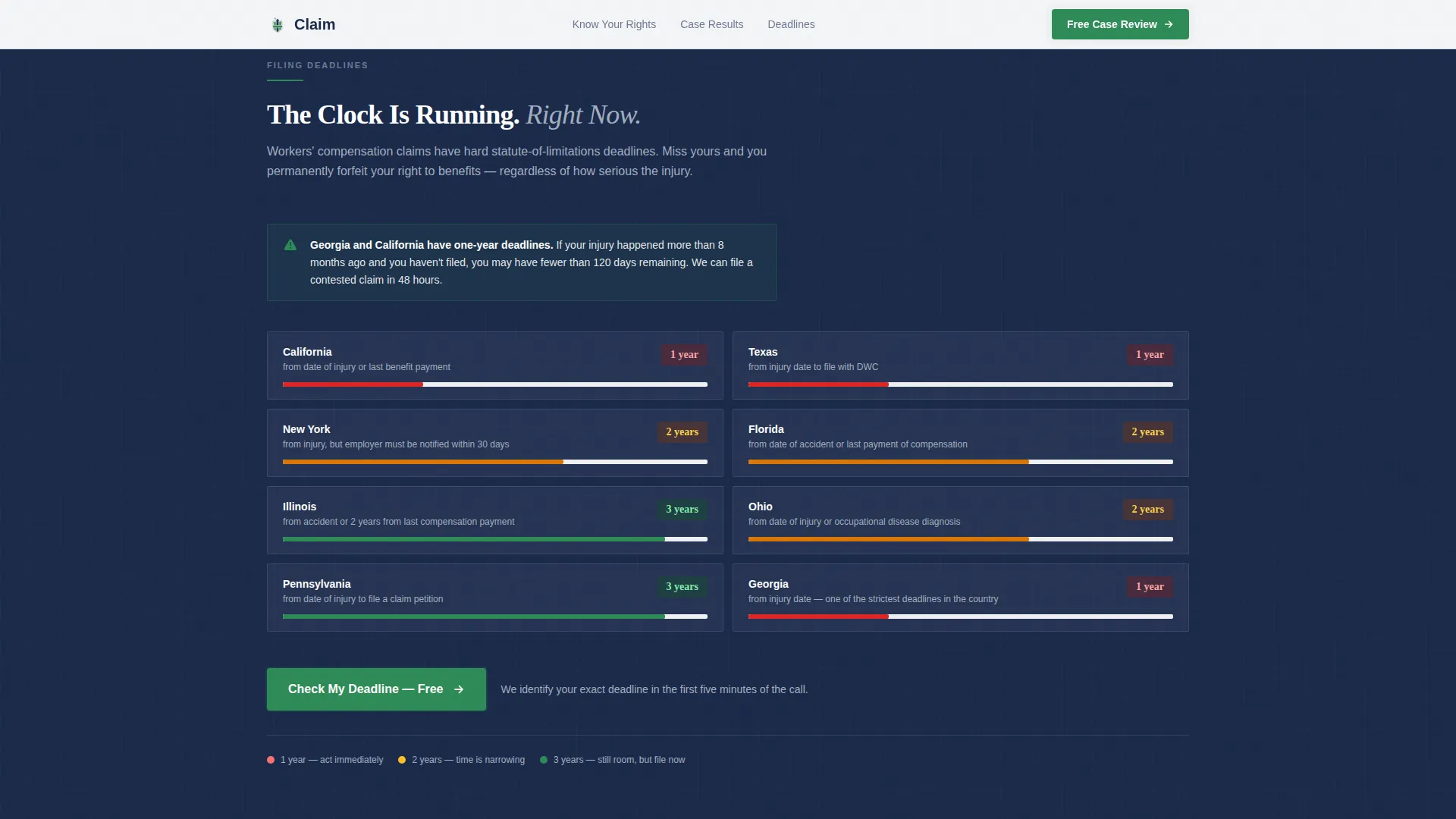 Personal Injury & Litigation Reviews Website Template
