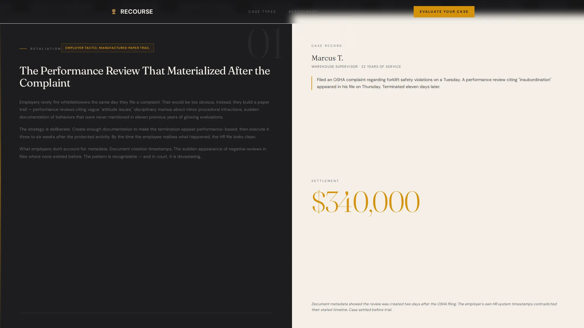 Employment & Labor Law Blog Website Template