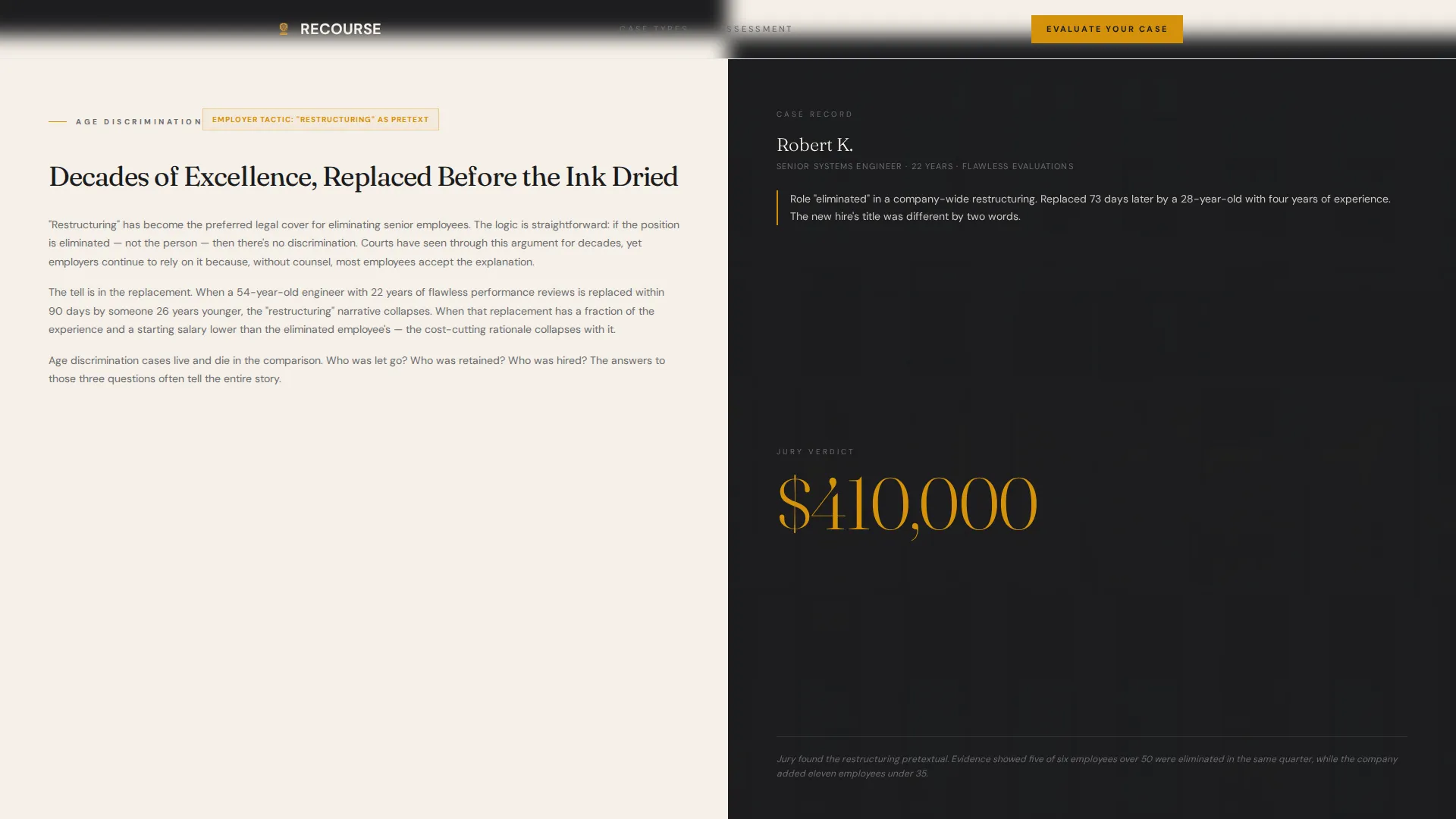 Employment & Labor Law Blog Website Template