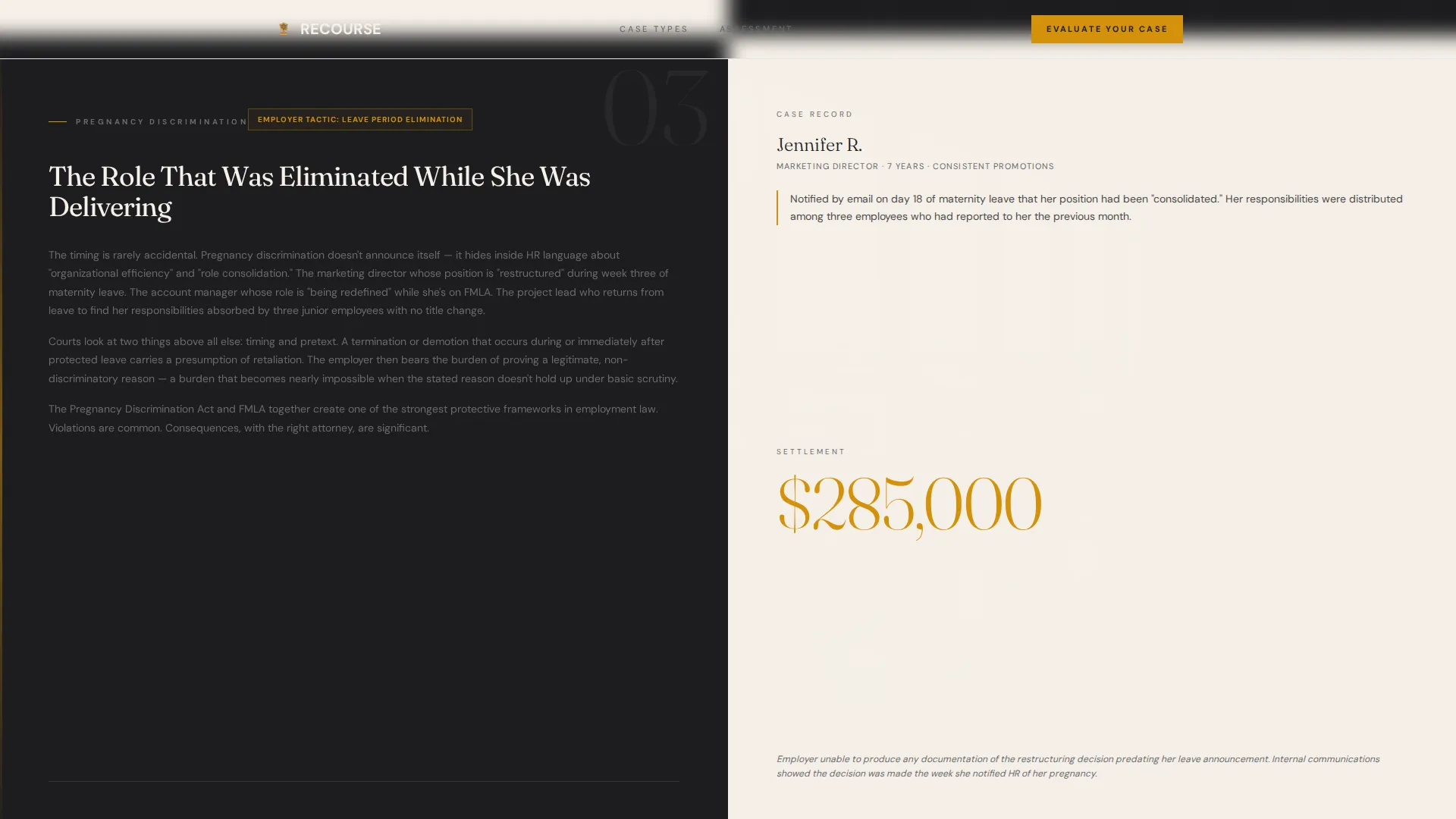 Employment & Labor Law Blog Website Template