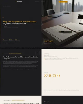 Employment & Labor Law Blog Website Template