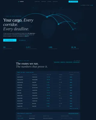 Freight & Cargo Professional Website Template