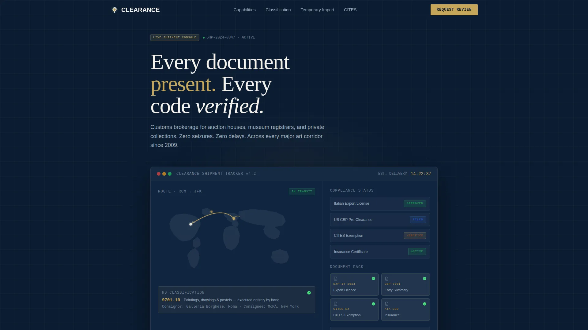 Authoritative Customs | Free Website Template | Rocket