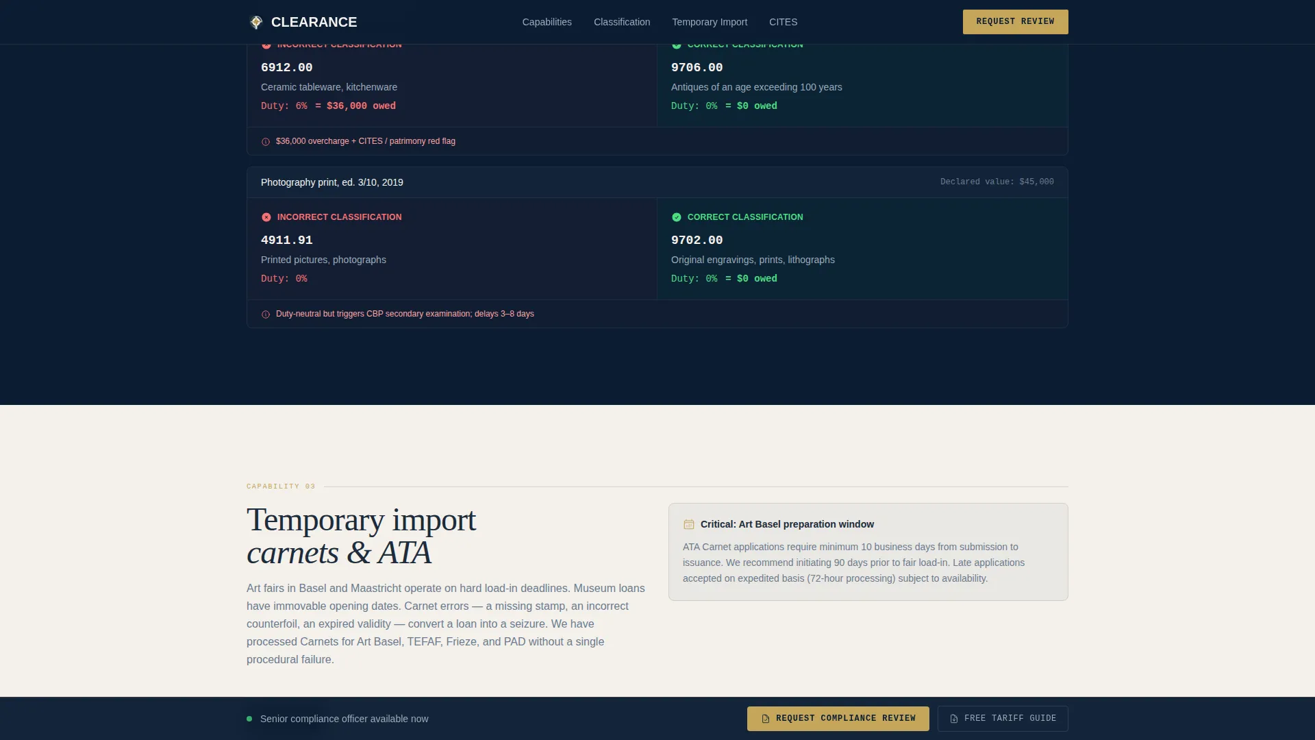 Authoritative Customs | Free Website Template | Rocket