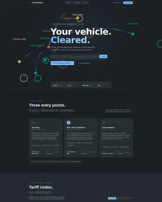 Streamlined Customs | Free Website Template | Rocket