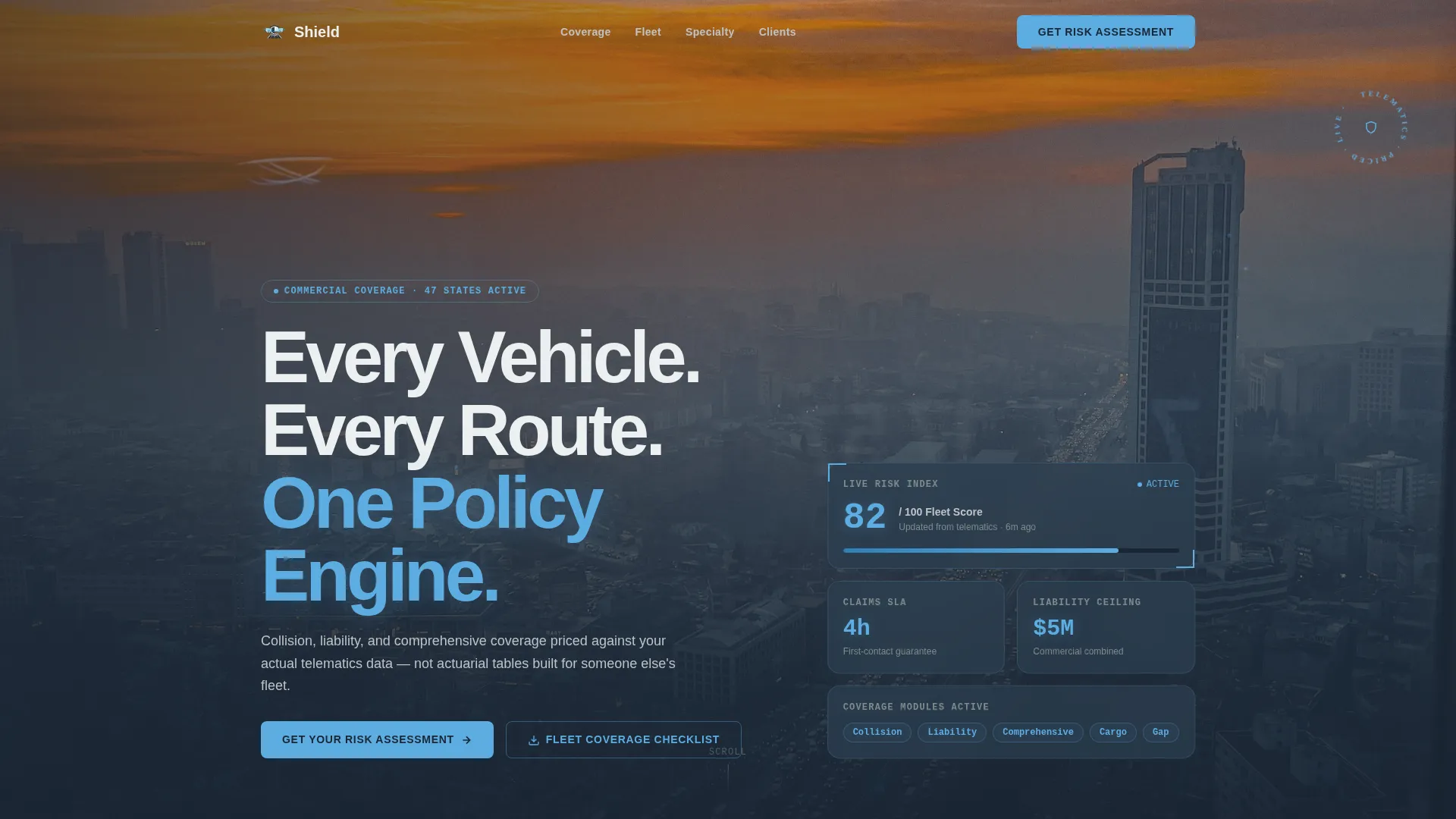 Modern & | Free Website Template | Rocket