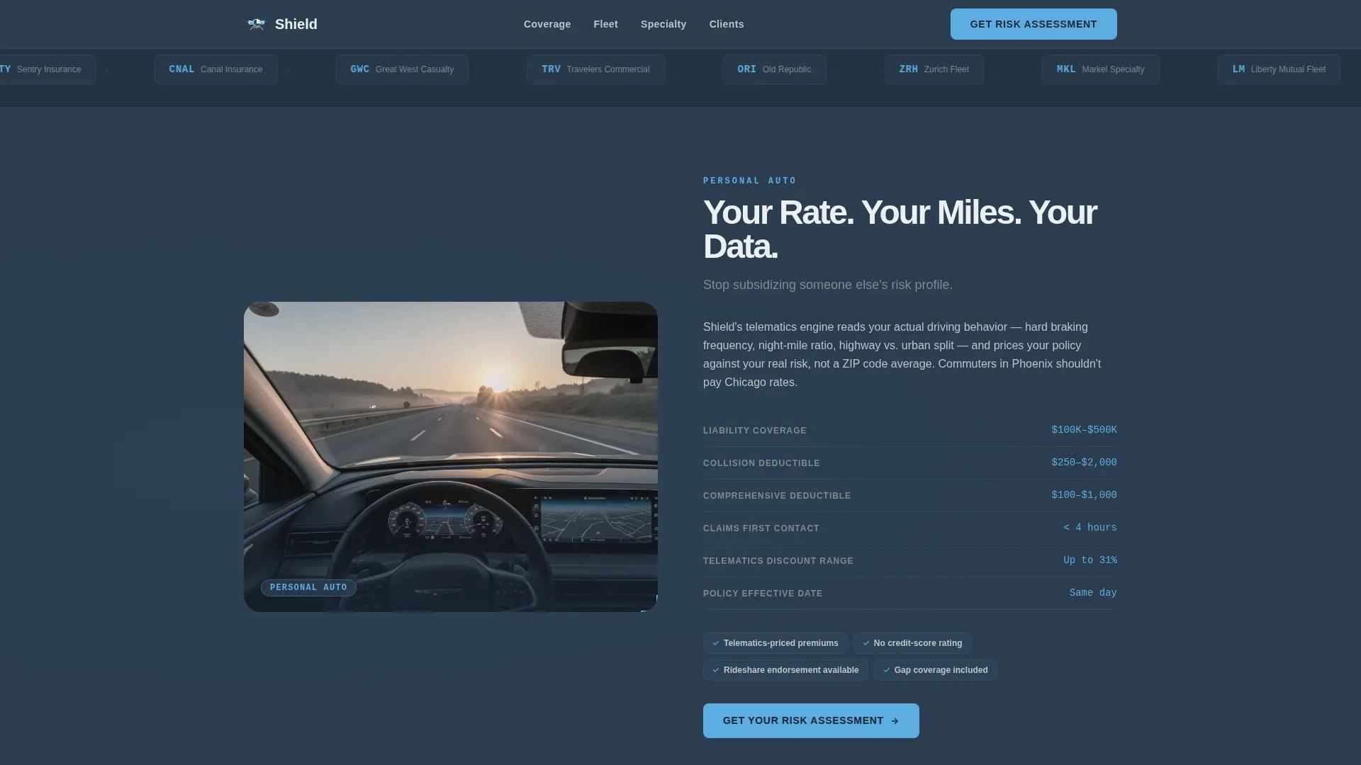Modern & | Free Website Template | Rocket