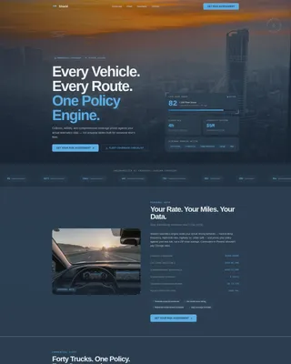 Modern & | Free Website Template | Rocket