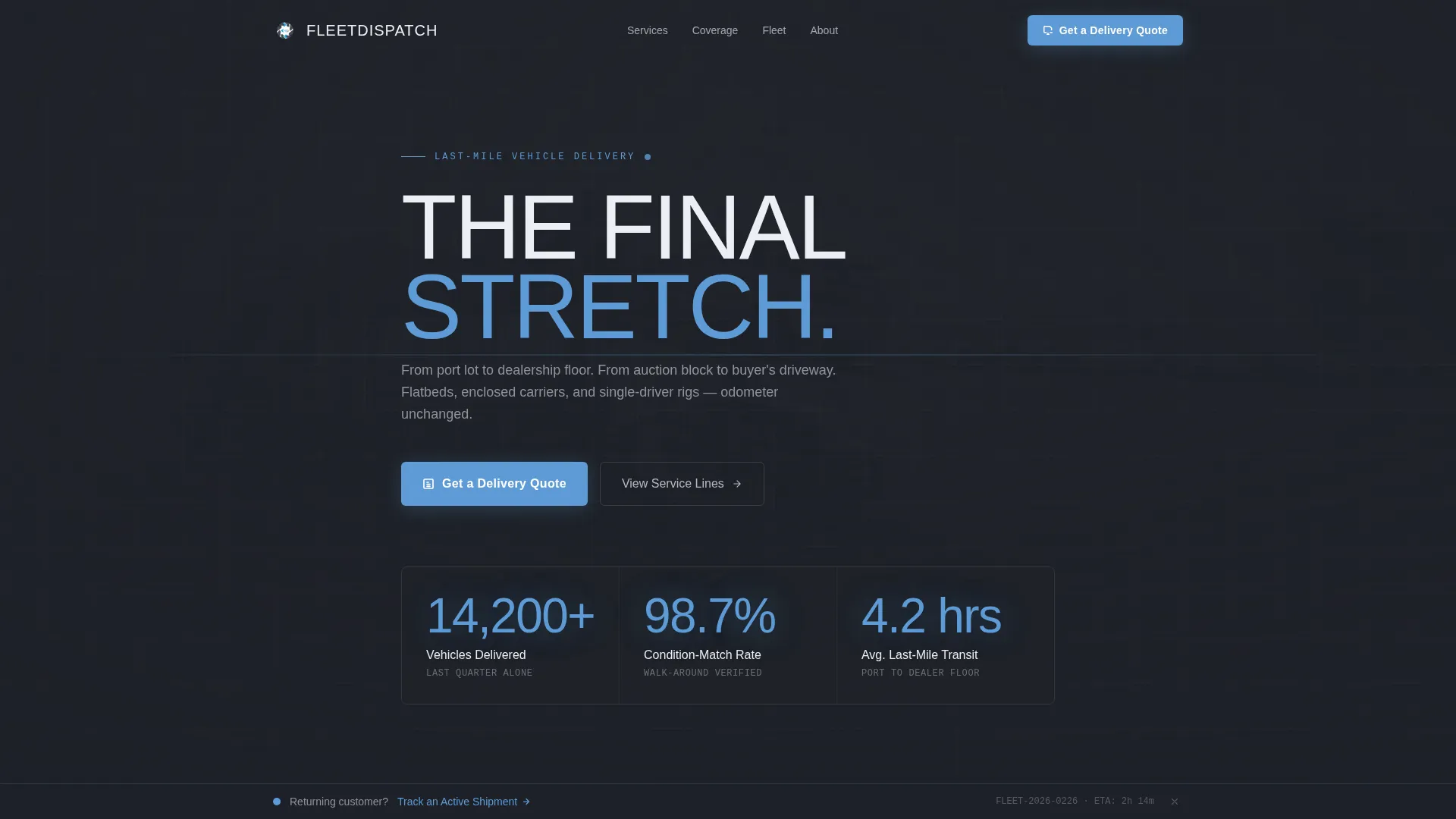 Precision Automotive | Free Website Template | Rocket