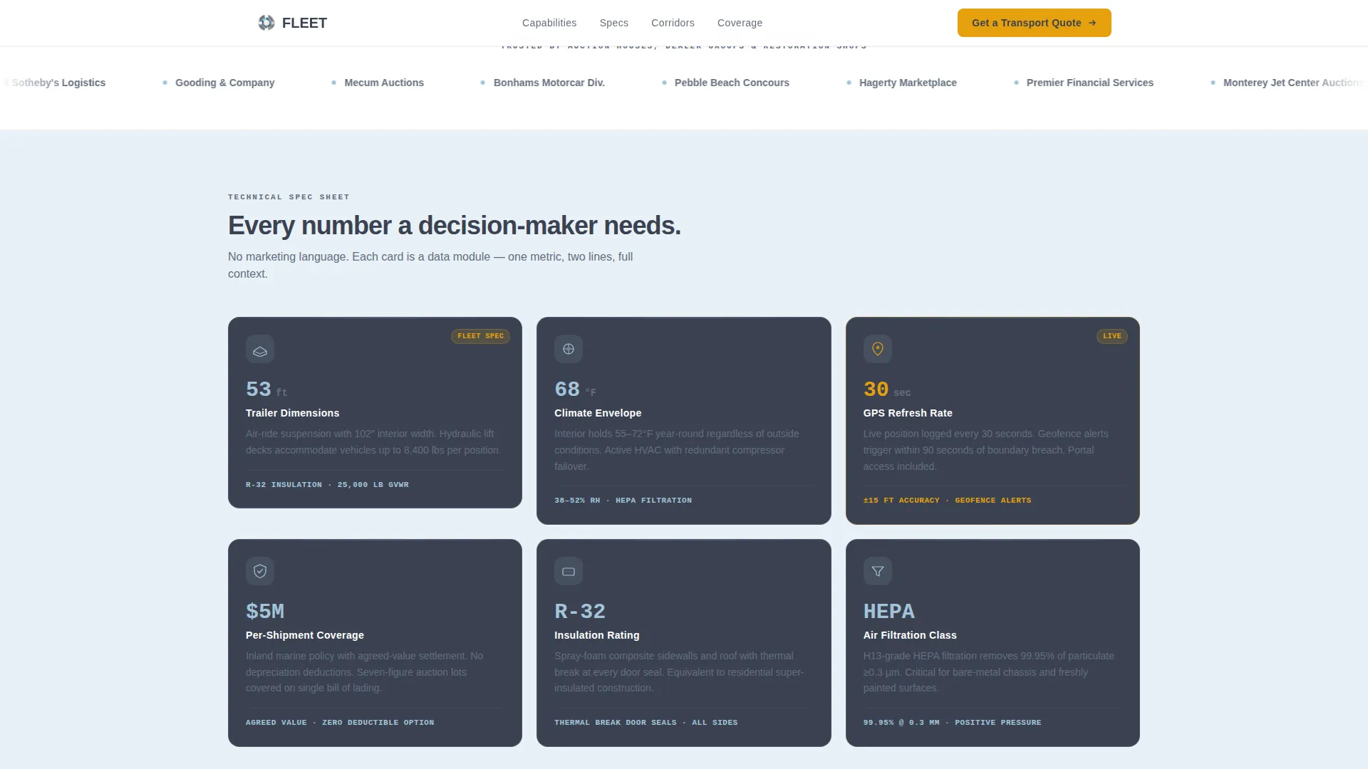 Climatecontrolled Vehicle | Free Website Template | Rocket