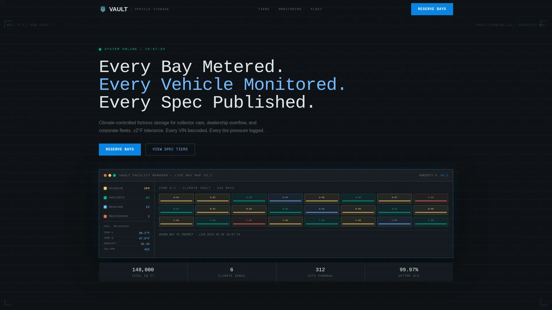 Engineered Fleetstorage | Free Website Template | Rocket