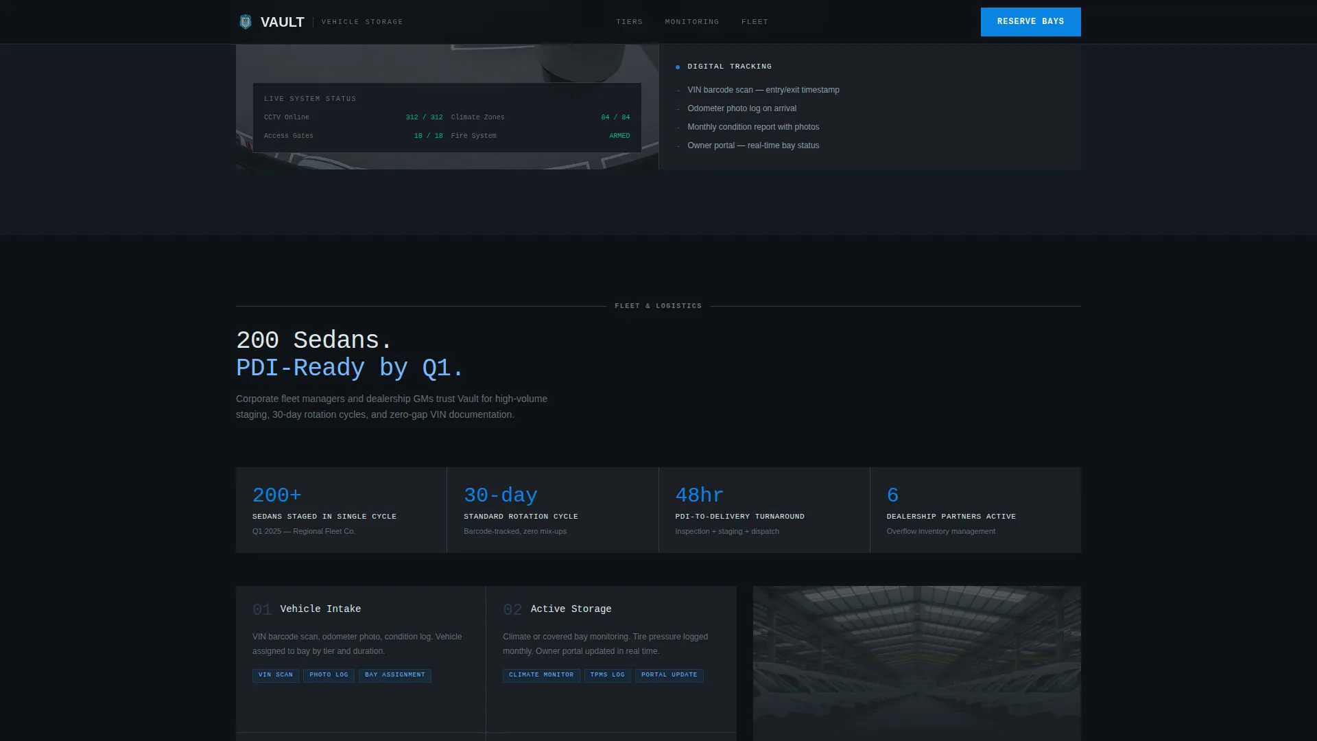 Engineered Fleetstorage | Free Website Template | Rocket
