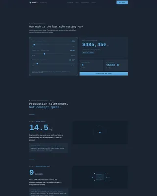 Last-Mile & Delivery Cost Calculator Website Template