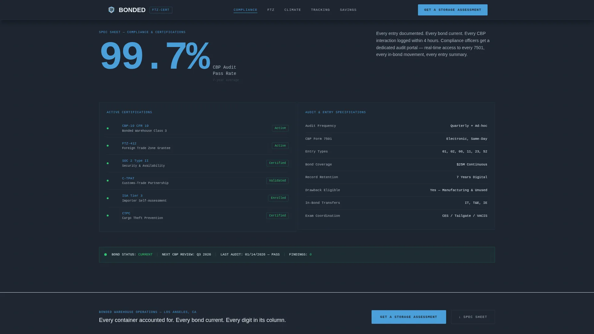 Warehouse & Distribution Privacy Policy Website Template