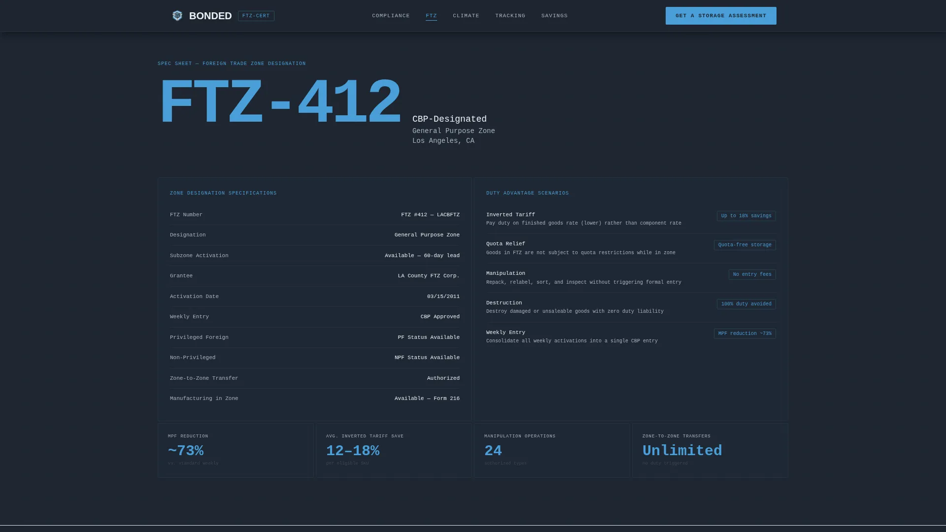 Warehouse & Distribution Privacy Policy Website Template