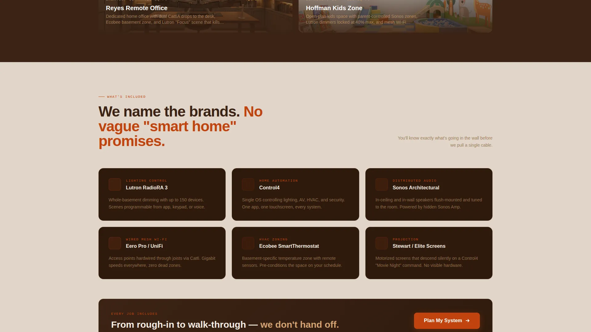 Basement Renovation Specialist Booking Website Template