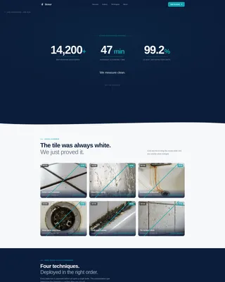 Bathroom Renovation Booking Website Template