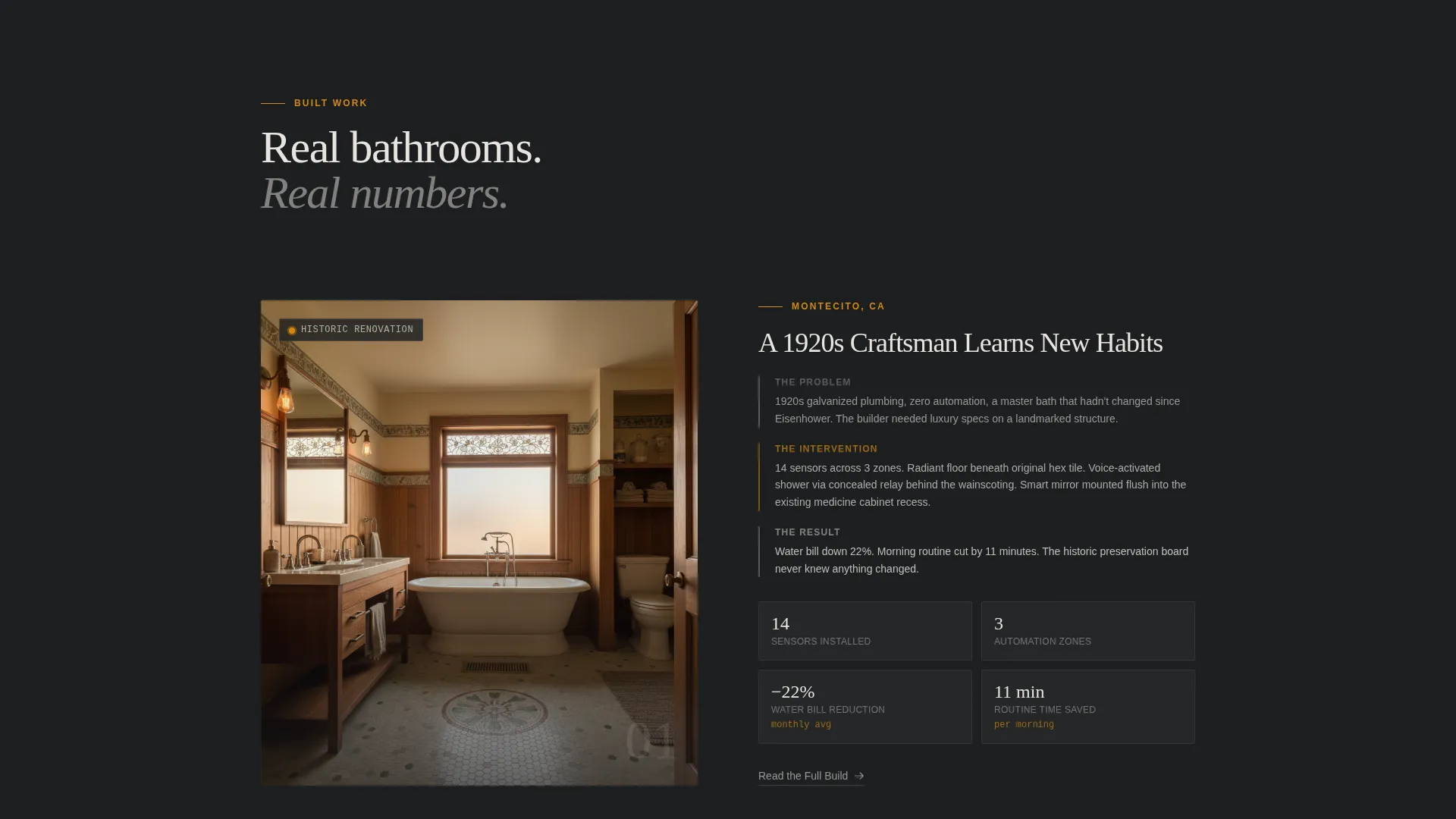Smart Bathroom Integration Landing Page Template