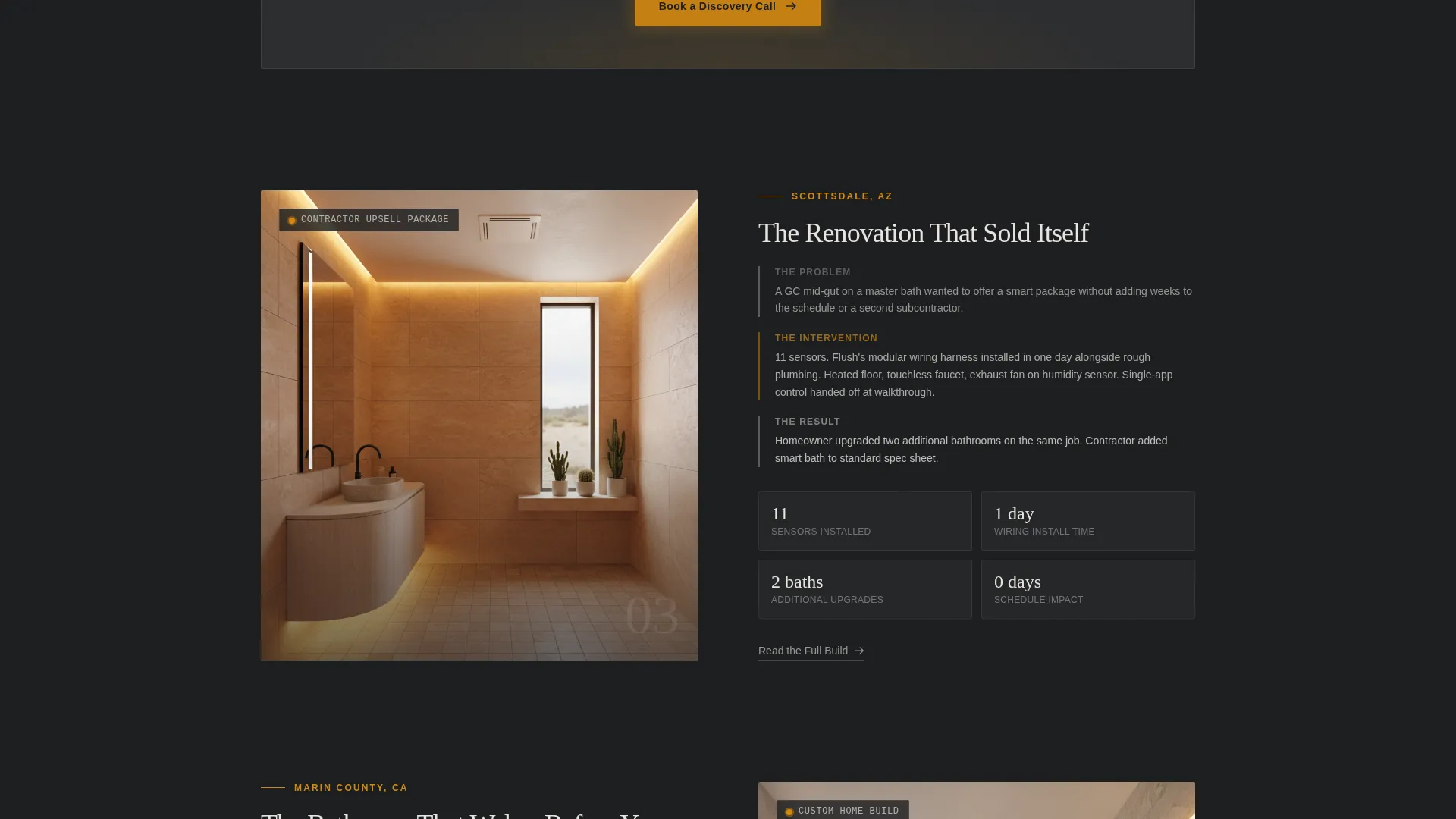 Smart Bathroom Integration Landing Page Template