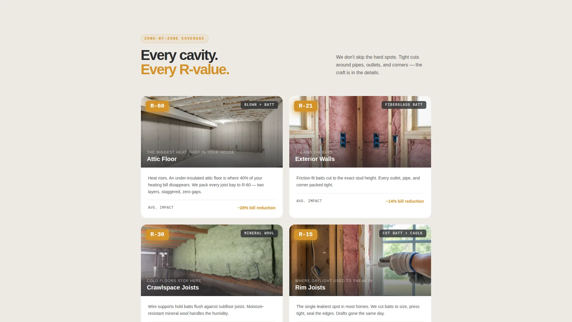 Trusted Insulation Contractor Landing Page Template
