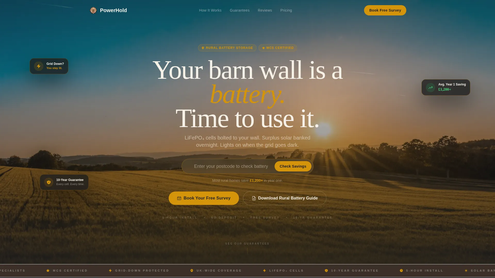 Certified Specialty Construction Appointment Booking Website Template