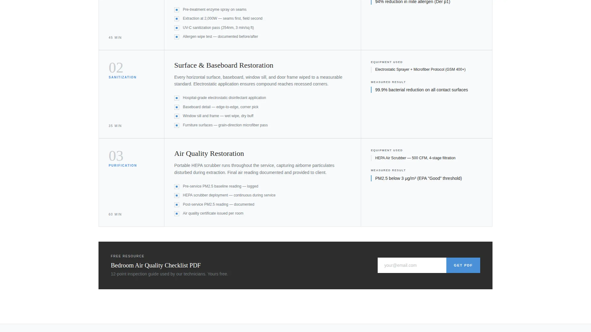 Meticulous Facility Cleaning Landing Page Template