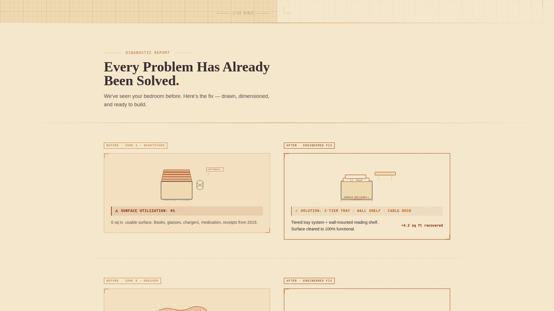 Bedroom Organizer & Declutter Landing Page Template