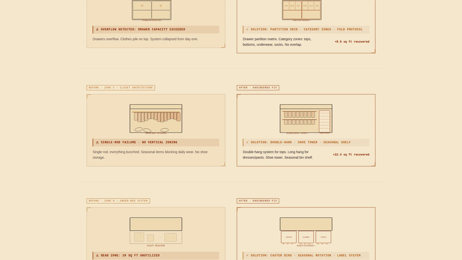 Bedroom Organizer & Declutter Landing Page Template
