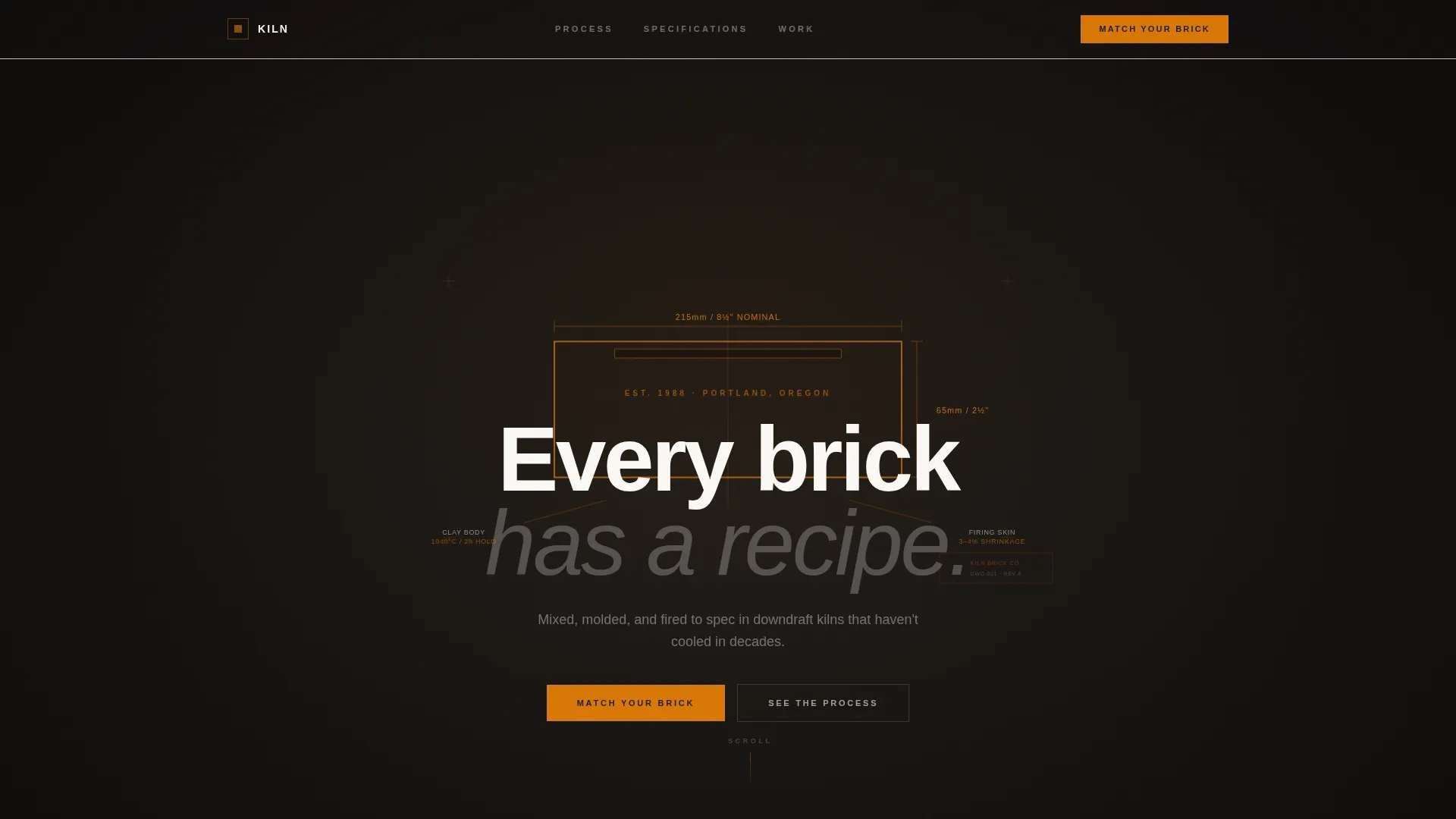 Handcrafted Brick Fabricator Landing Page Template