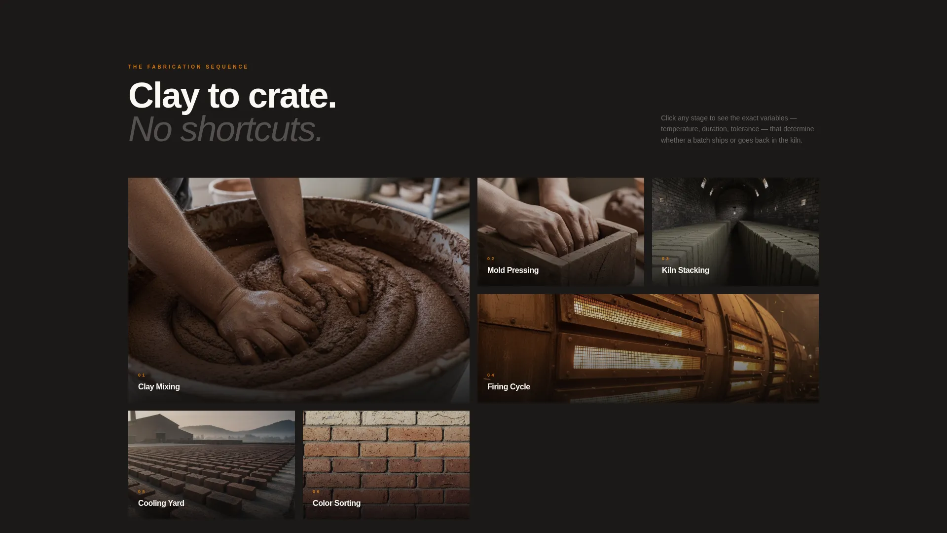 Handcrafted Brick Fabricator Landing Page Template