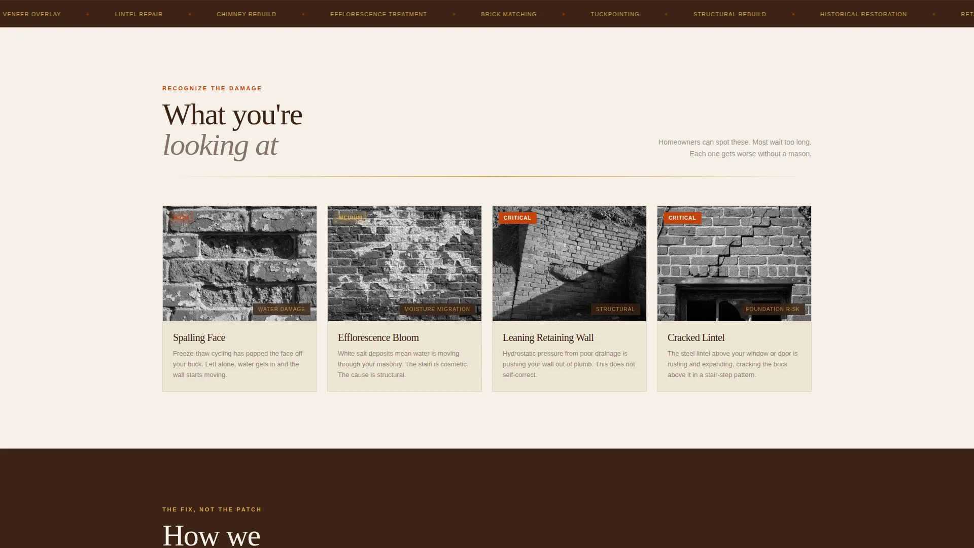Brick Installer Landing Page Template