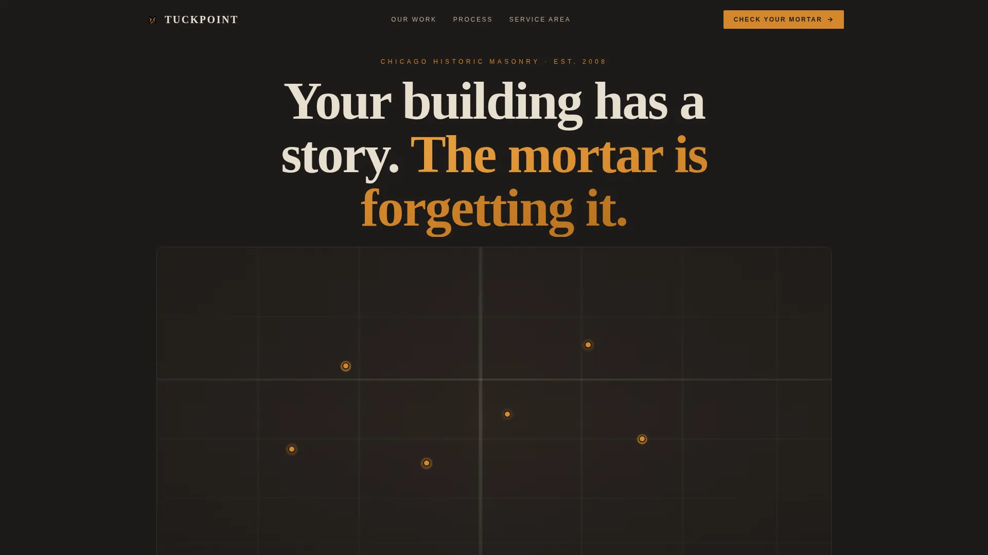 Brick Restoration Landing Page Template
