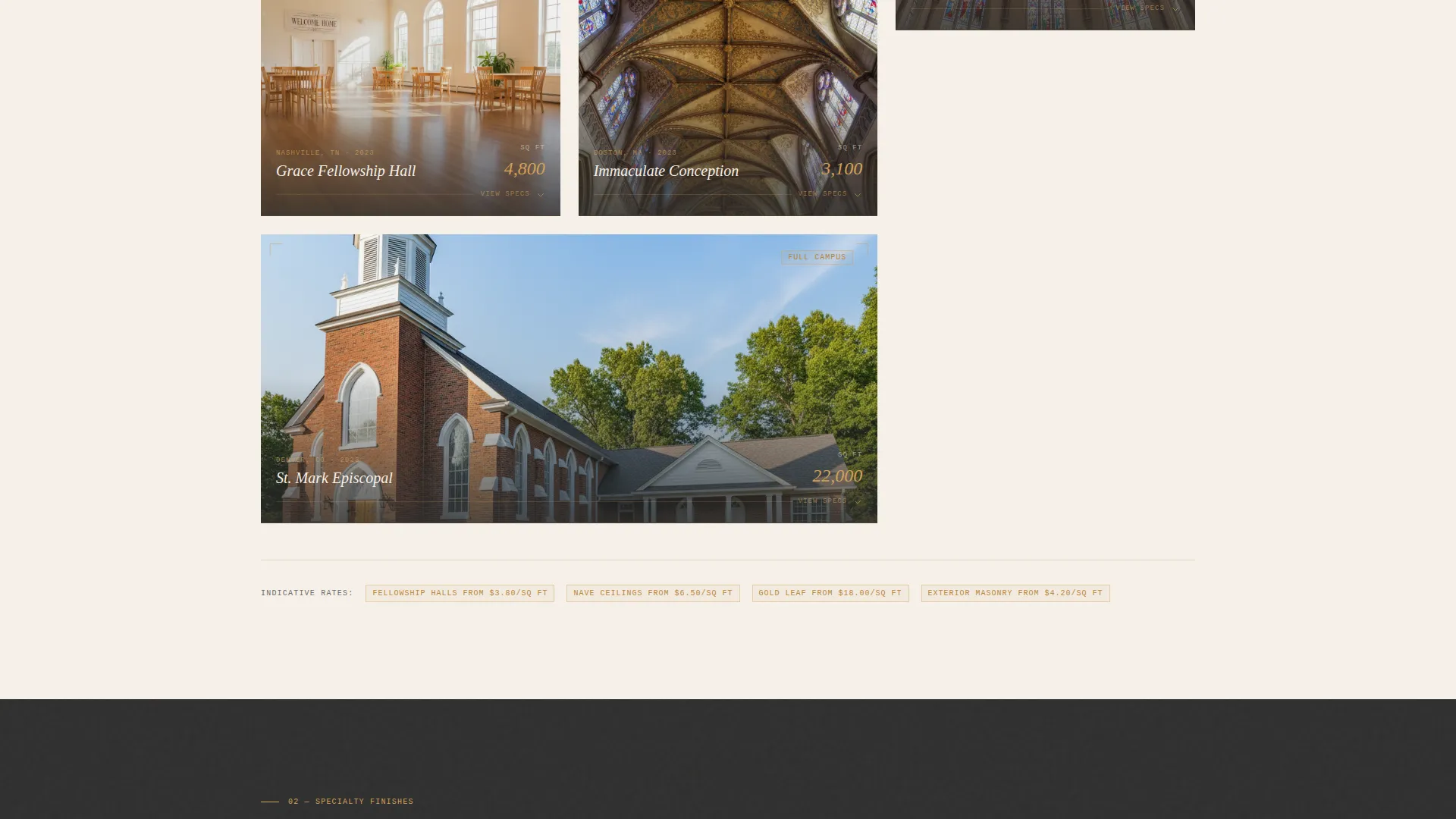 Church Painting Contractor Landing Page Template