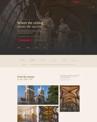 Church Painting Contractor Landing Page Template