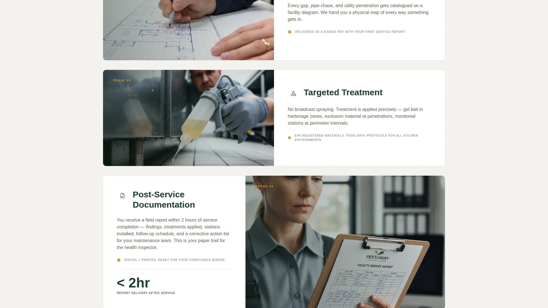 Commercial Pest Control Website Template for Facility Managers