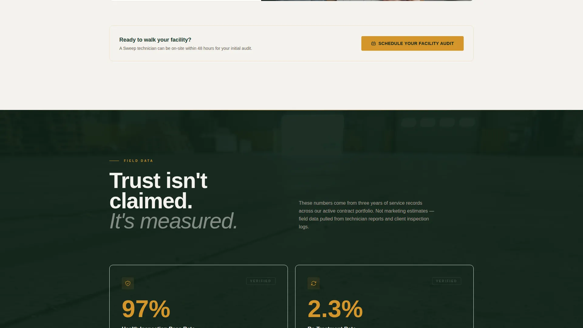 Commercial Pest Control Website Template for Facility Managers
