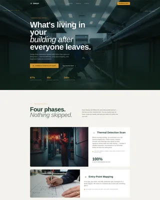 Commercial Pest Control Website Template for Facility Managers