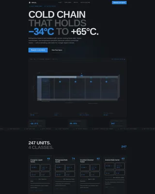 Precision Coldchain | Free Website Template | Rocket