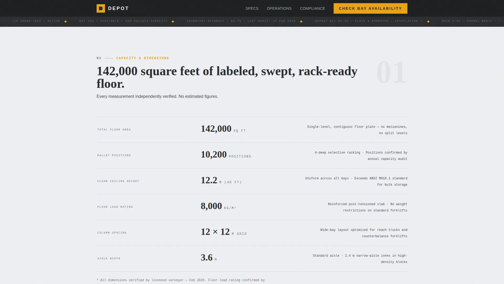 Industrial Storage | Free Website Template | Rocket