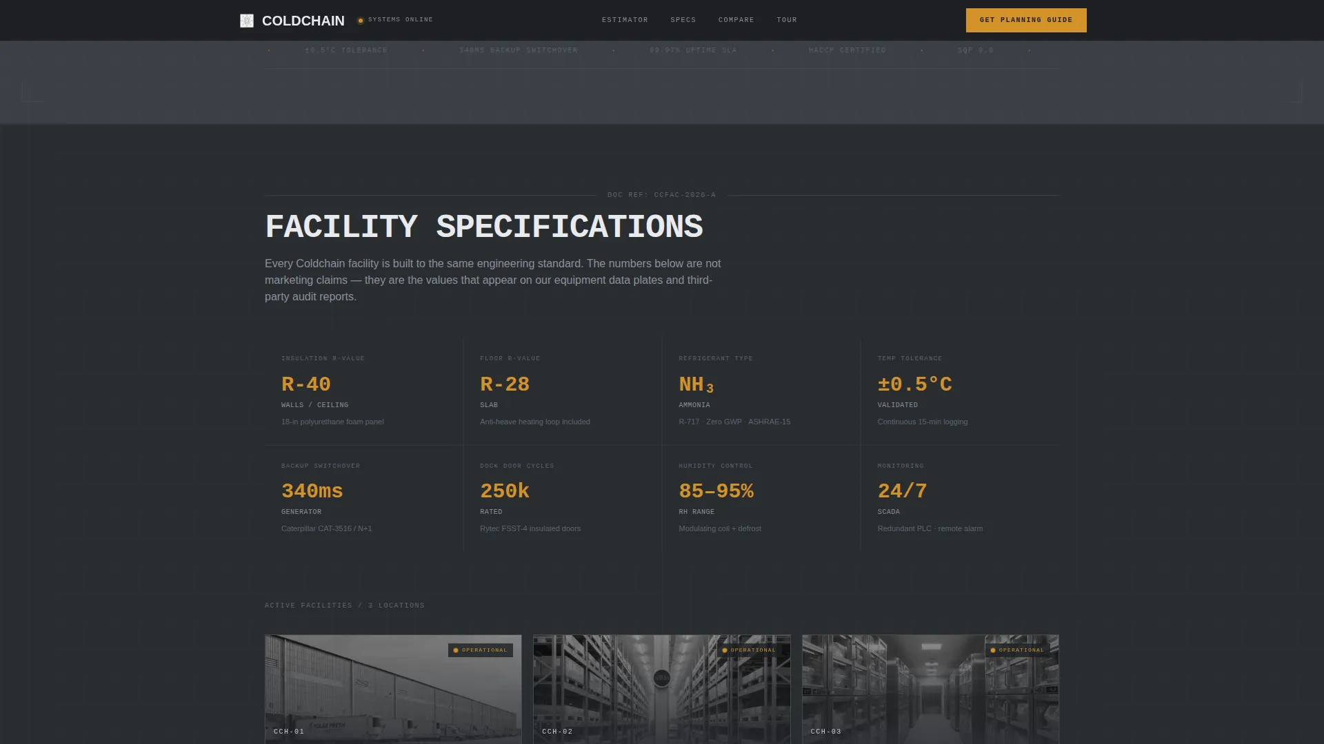 Warehouse & Distribution Pricing Website Template