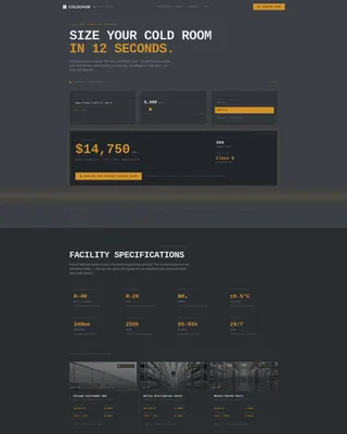 Warehouse & Distribution Pricing Website Template