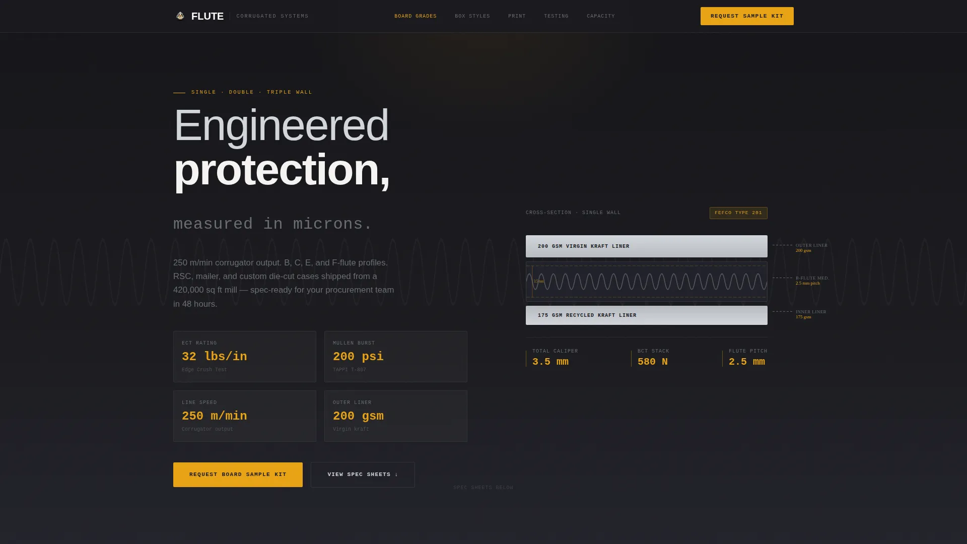 Packaging & Shipping Privacy Policy Website Template