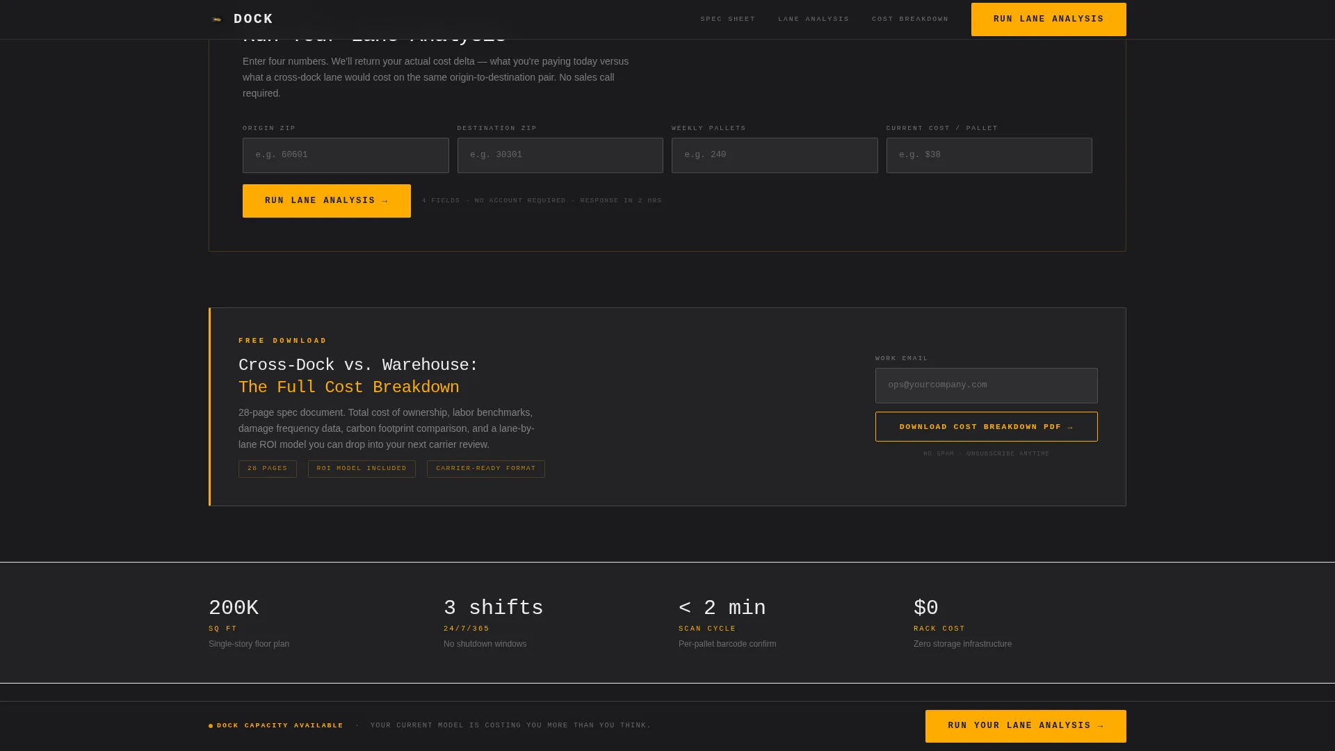 Warehouse & Distribution Professional Website Template