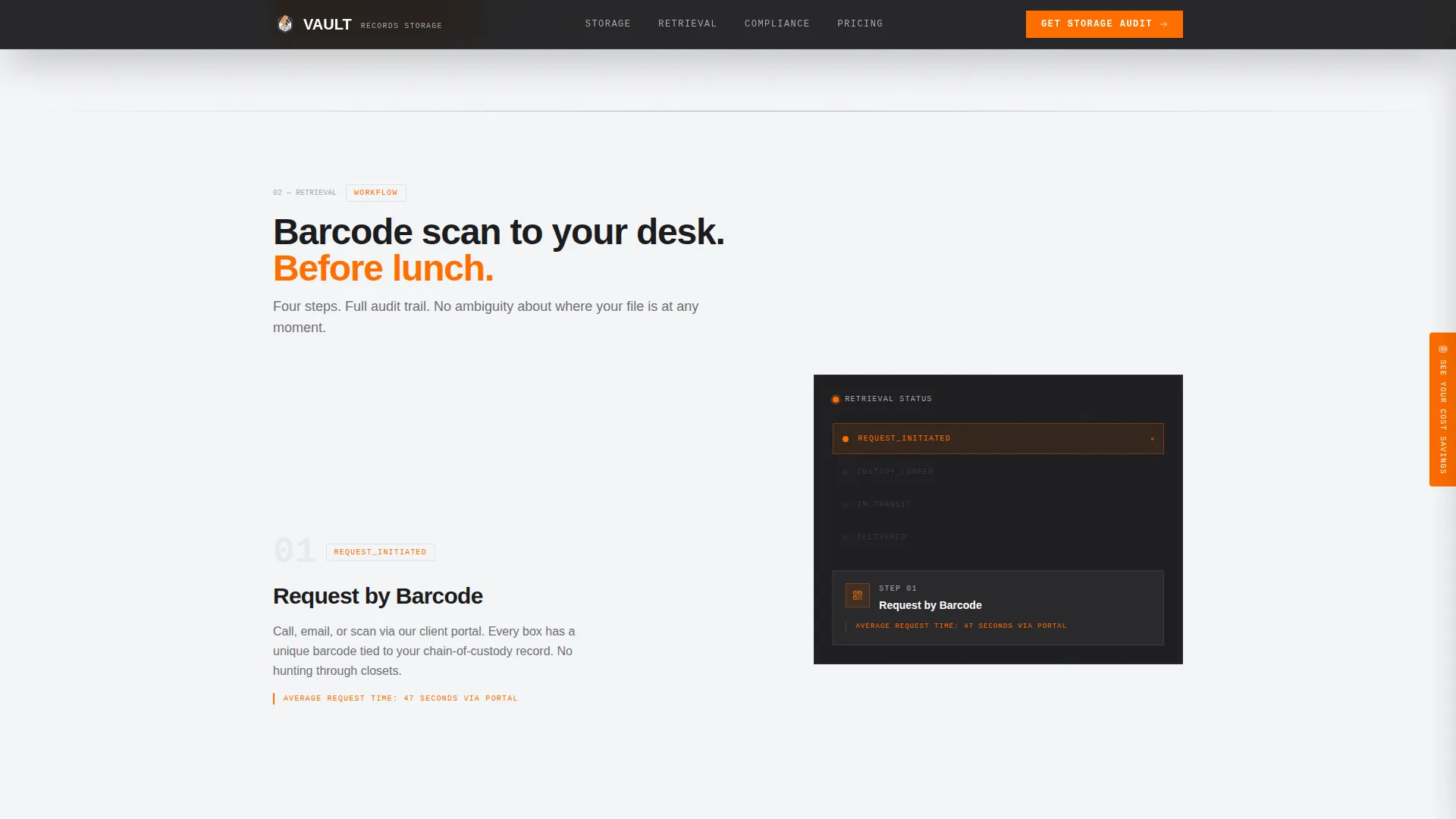 Warehouse & Distribution Cost Calculator Website Template