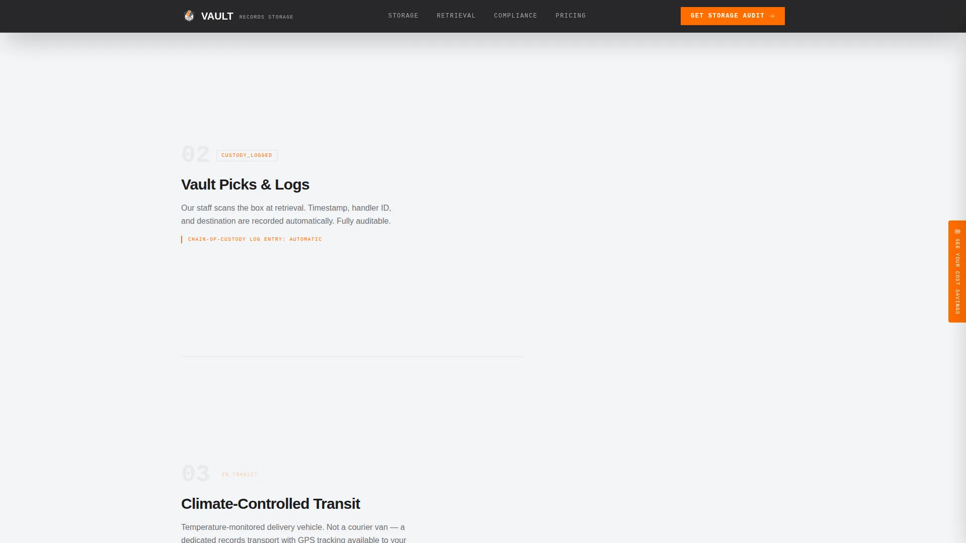 Warehouse & Distribution Cost Calculator Website Template