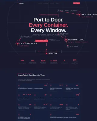 Freight & Cargo Specialist Professional Website Template