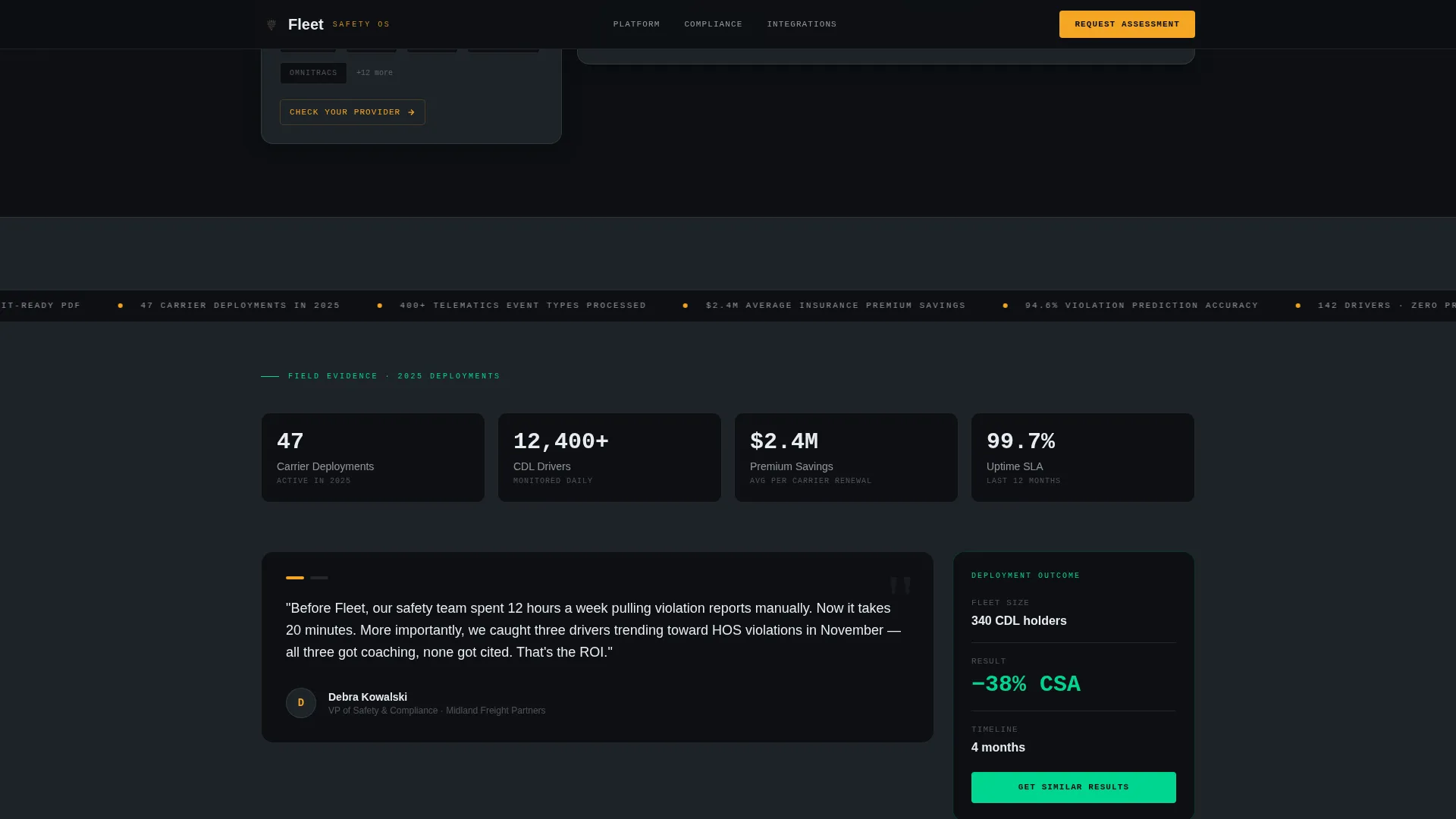 Fleet & Transportation Management Booking Website Template