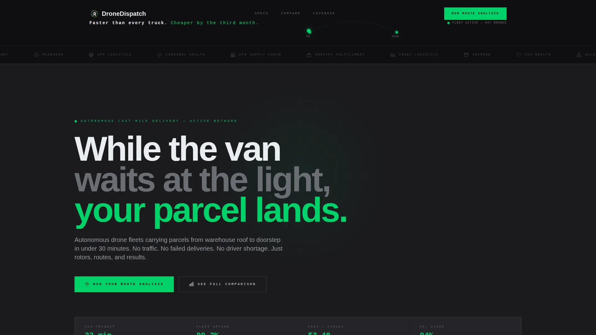 Last-Mile & Delivery Directory Website Template